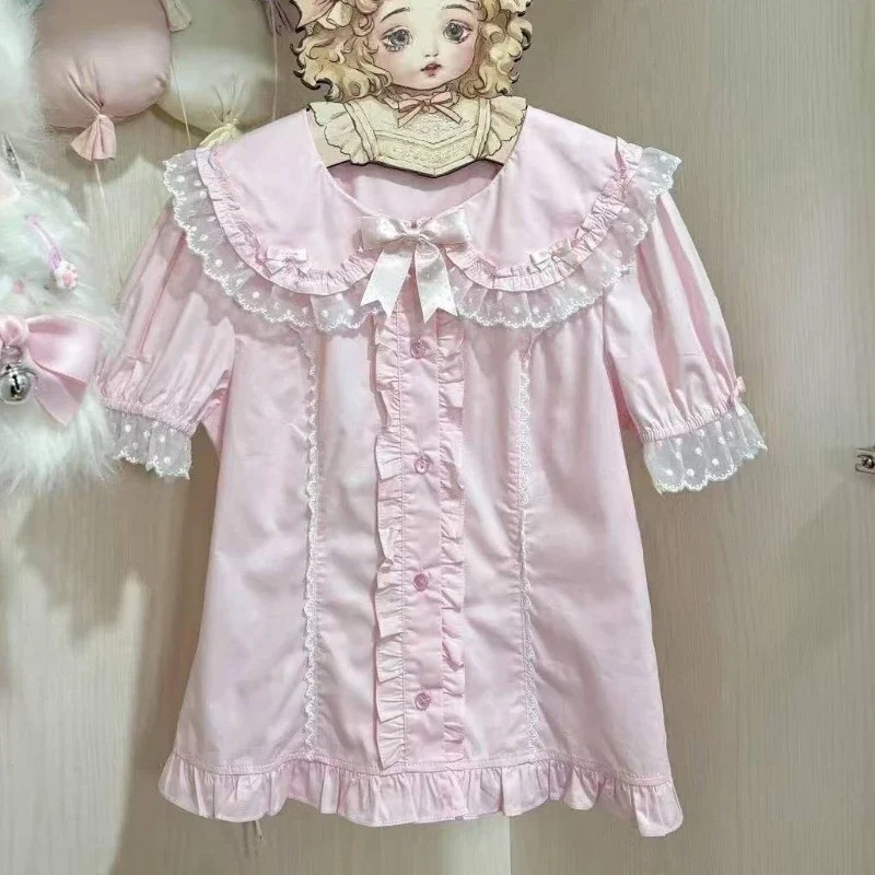 Summer Japanese Clothing - Japanse Kawaii Lolita Shirts Vrouwen Zoete