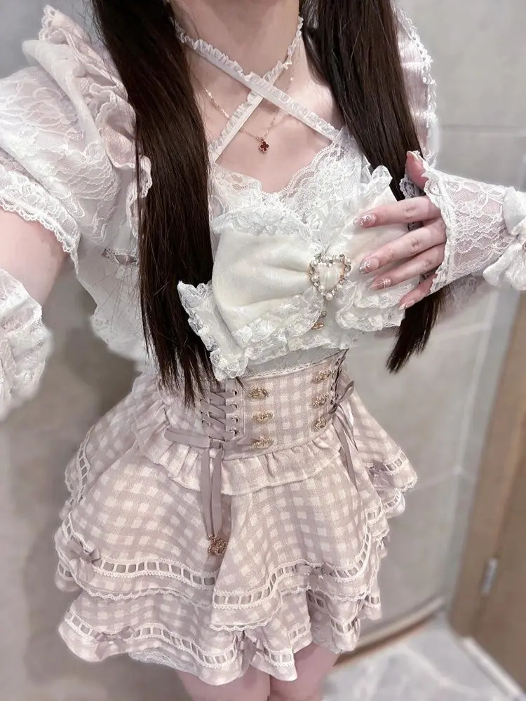 Summer Japanese Clothing - Zomer Japanse Gothic Y2k Lolita Boog