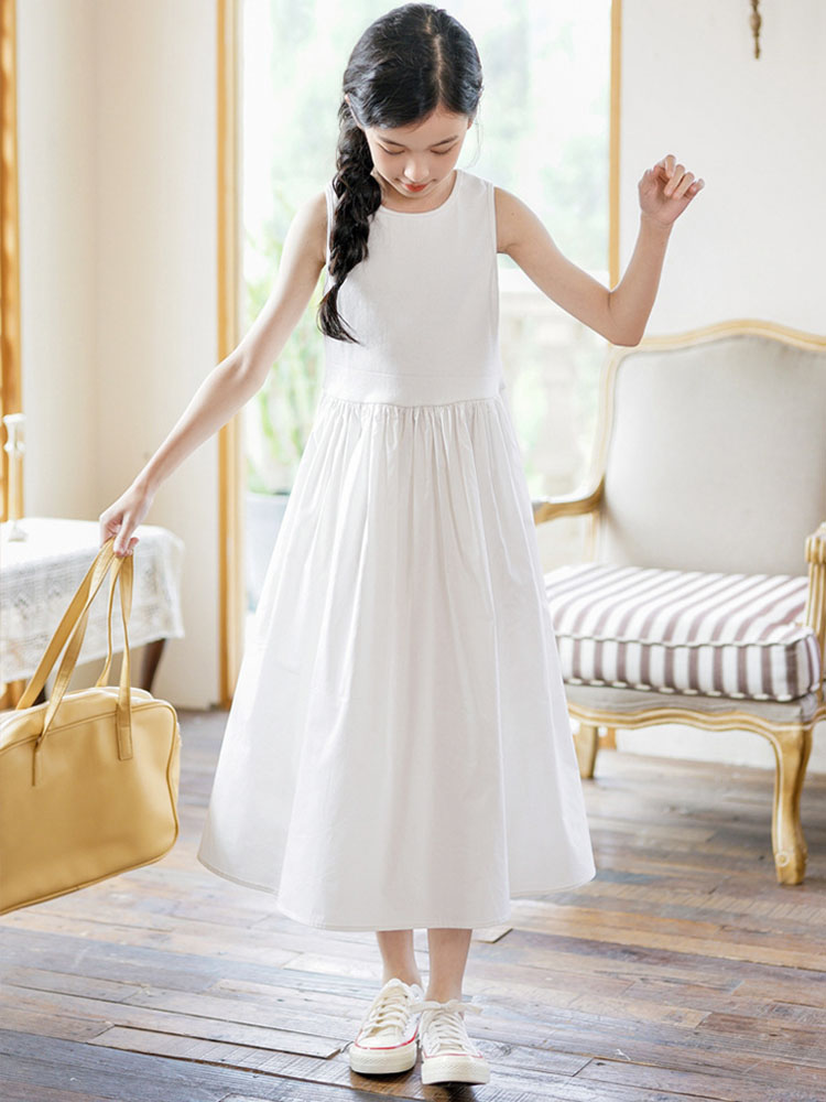 Summer Clothing For Teen Girls - Maxi lange jurk voor kleine meisjes