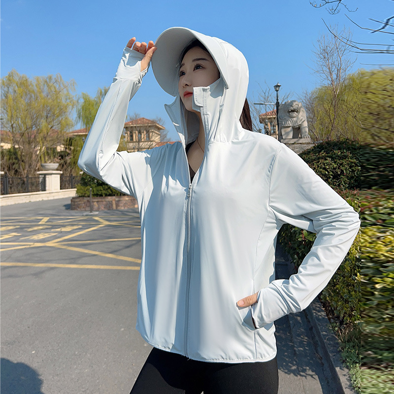 Summer Clothing For Older Women - Dames zonbeschermingsjack met capuchon Tiener zomer