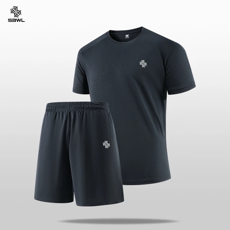 Summer Clothing Beach - All-match zomerpak voor heren, tweedelig, ademend,