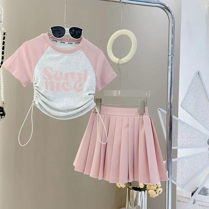 Summer Clothing For Teen Girls - Kinderen Meisjes Korte Mouwen Top Geplooide