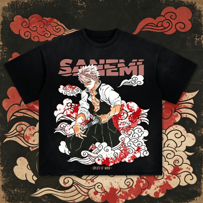 Summer Clothing Good Quality - 2026 Zomer Sanemi Demon Slayer Oversized
