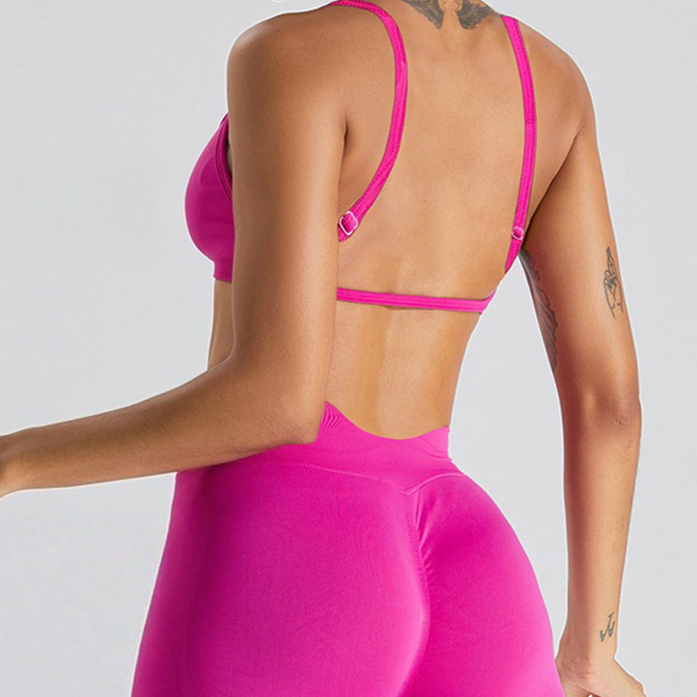 Summer Clothing Jd - Naadloos sportondergoed Dames schokbestendig yogabeha met