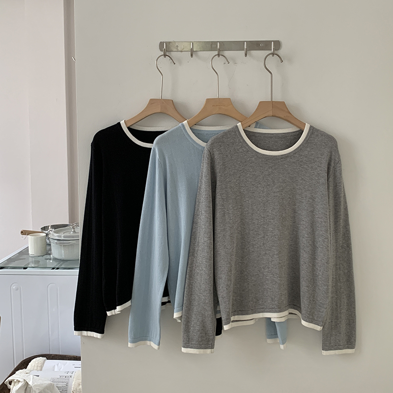 Summer Clothing Styles - 100% katoenen dames shirt met O-hals,