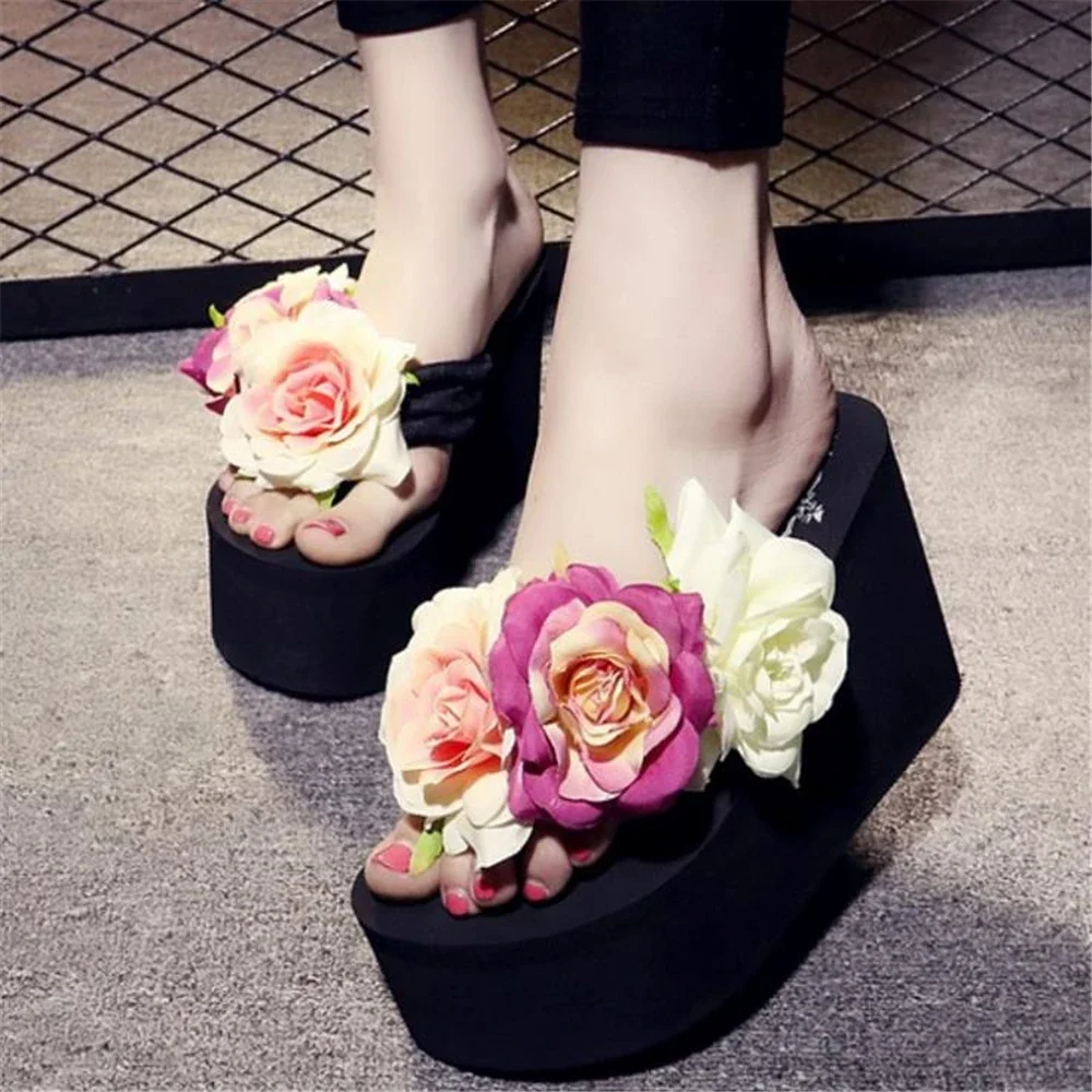 Summer Clothing Korea - Damesschoenen Hot Sale Soild Wedge Platform