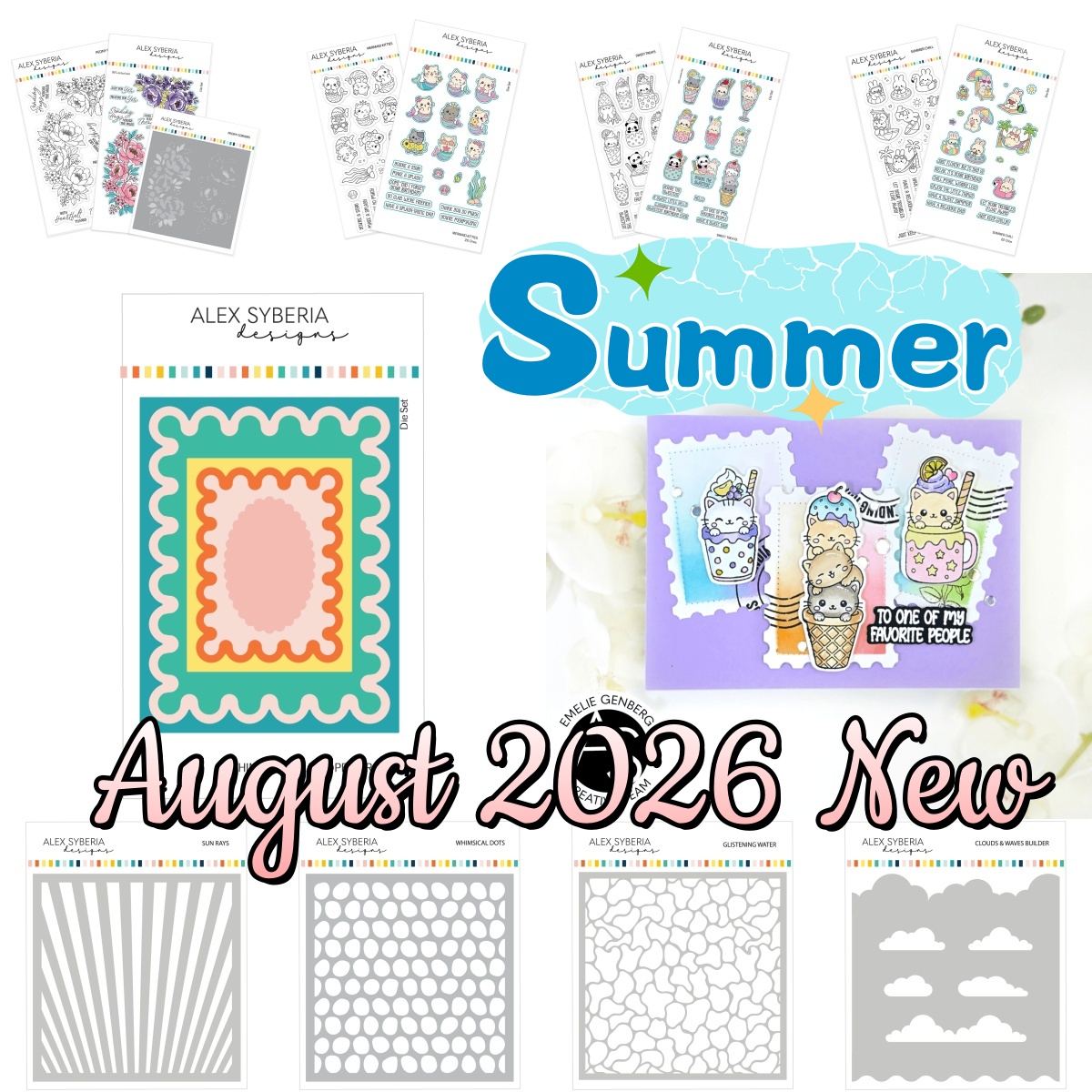 Summer Rays Clothing - Augustus 2026 Nieuwe Zonnestralen Zeemeermin Kitten