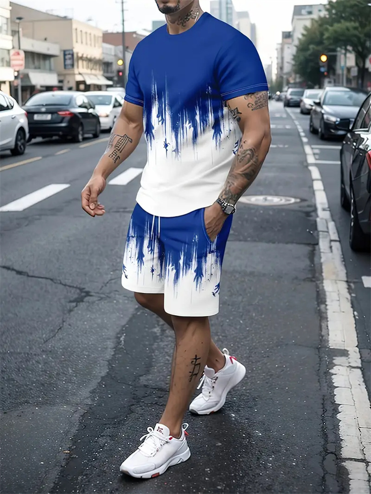 Heren Dames T-shirt met gradië - Summer Clothing Styles recensie en prijs