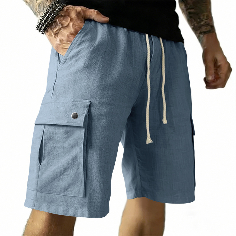 Europese en Amerikaanse multi- - Linen Shorts Men recensie en prijs