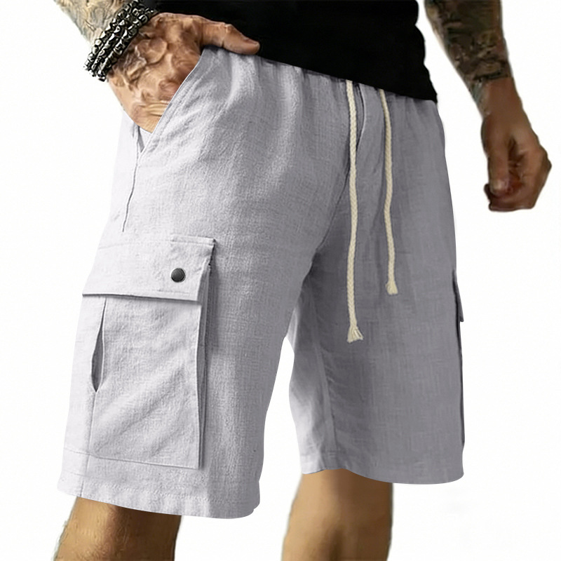 Europese en Amerikaanse multi- - Linen Shorts Men recensie en prijs
