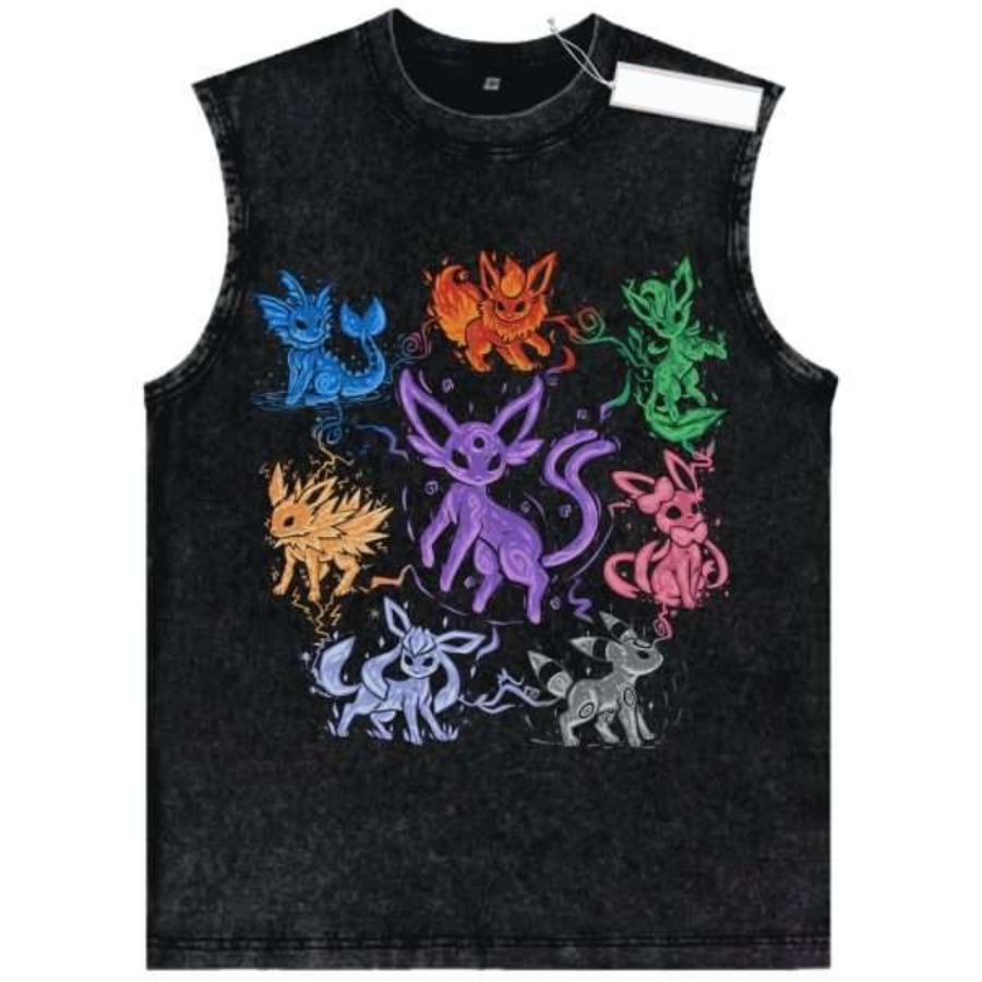 Vintage gewassen Pokemon karak - Summer Edit Clothing recensie en prijs