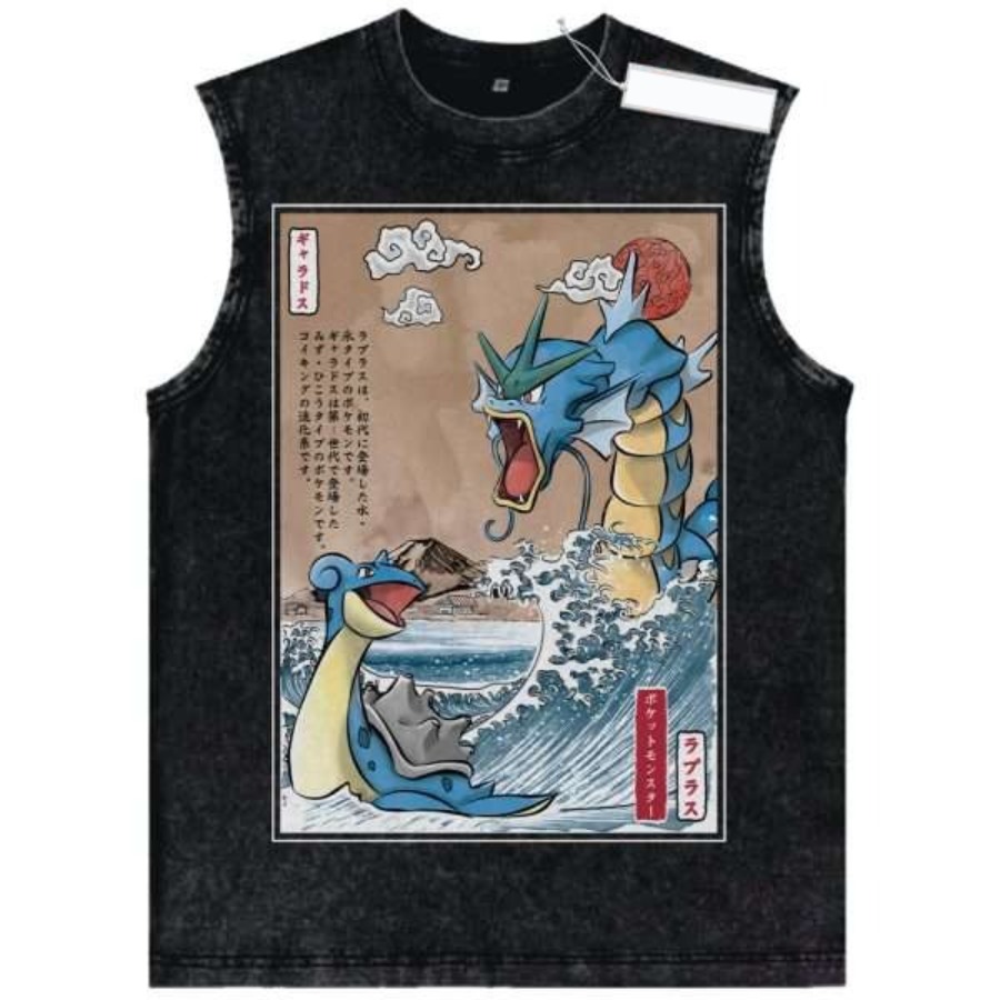 Vintage gewassen Pokemon karak - Summer Edit Clothing recensie en prijs