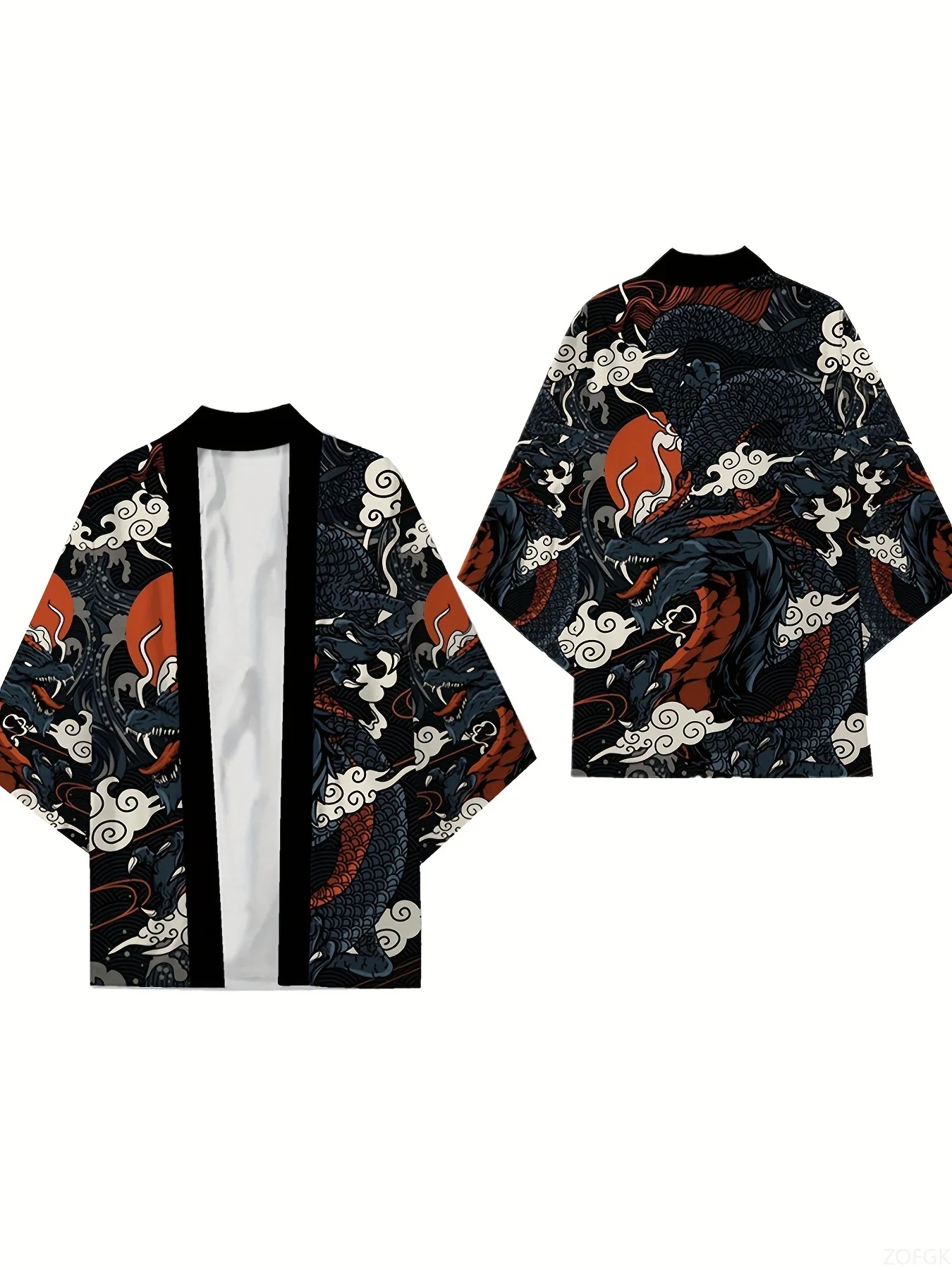 Unisex kimono 3d retro lange p - Summer Japanese Clothing recensie en prijs