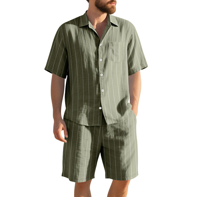 Zomerlinnenpak voor heren, ges - Linen Shorts Men recensie en prijs