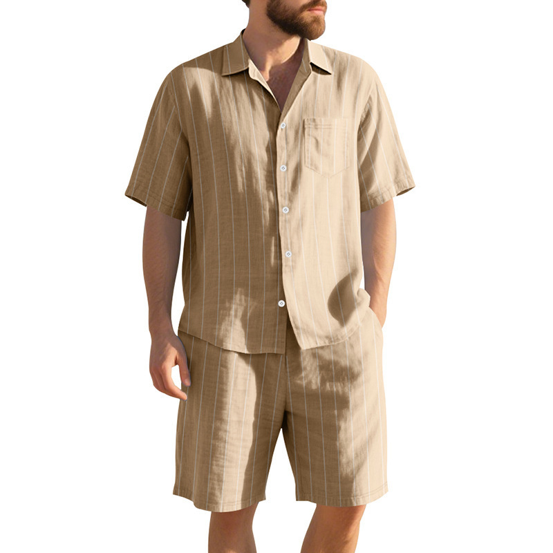 Zomerlinnenpak voor heren, ges - Linen Shorts Men recensie en prijs