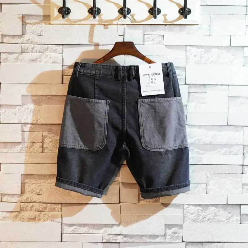 Losse rechte korte jeansbroek  - Summer Clothing Korea recensie en prijs