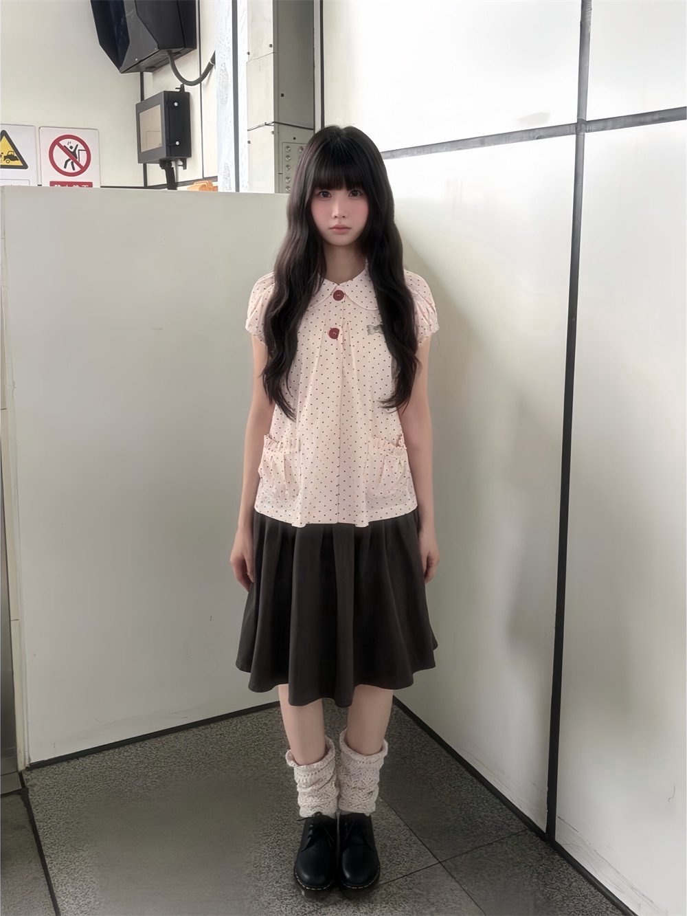 Zomer vintage polkadot shirt m - Summer Japanese Clothing recensie en prijs