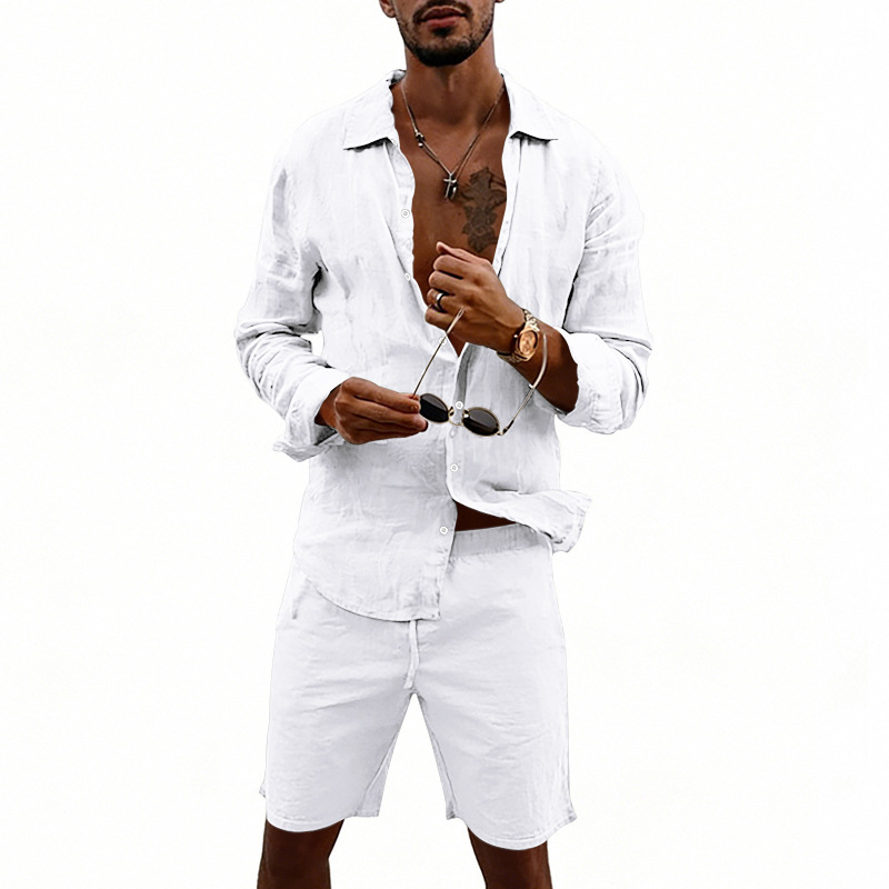 Zomer heren linnen casual loss - Linen Shorts Men recensie en prijs