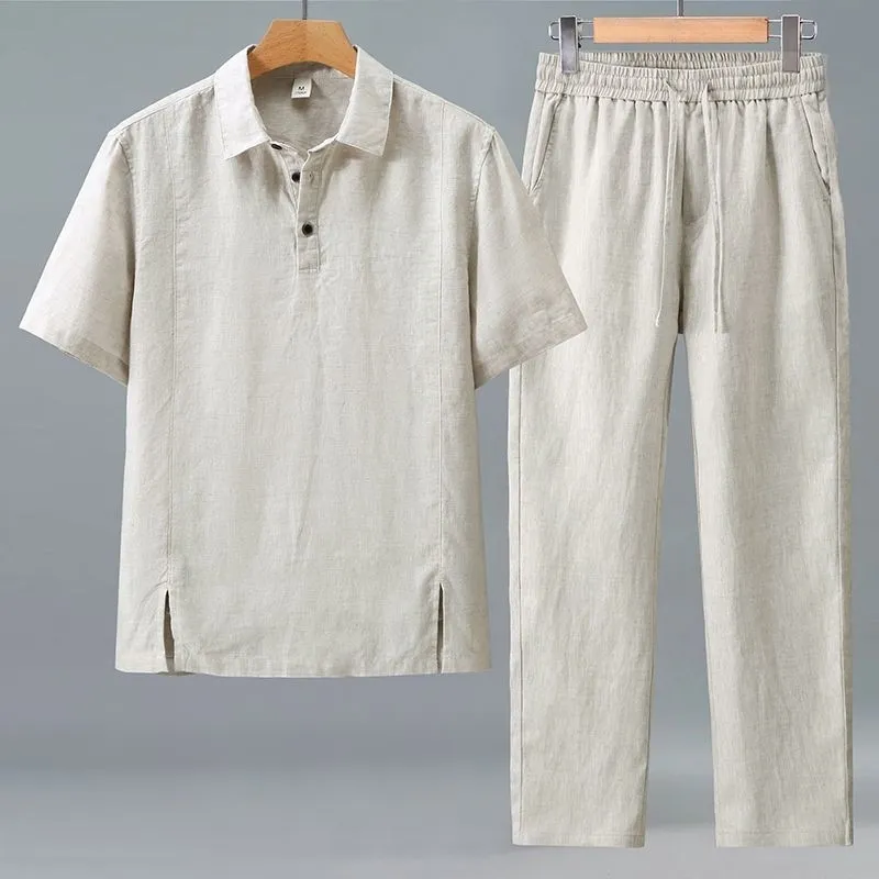 Heren Plus Size Zomer Linnen T - Linen Shorts Men recensie en prijs