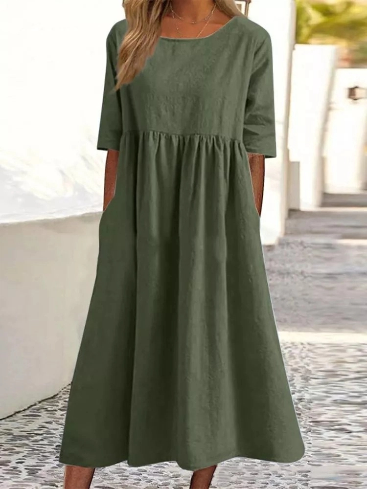 Nieuwe modieuze damesjurk met  - Summer Clothing For Older Women recensie en prijs
