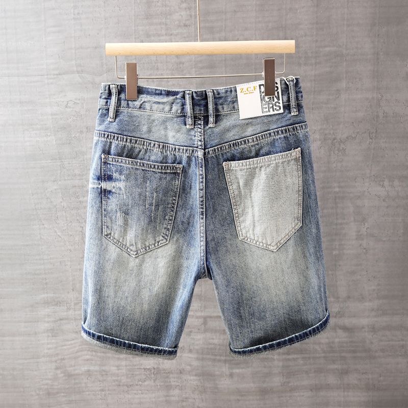 Korte jeansbroek voor heren me - Summer Clothing Korea recensie en prijs