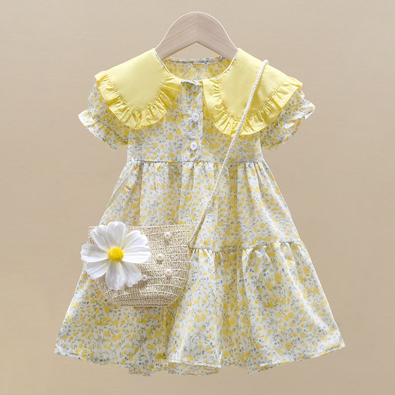 2 Stuks Zomer Geel Bloemen Kin - Summer Clothing For Teen Girls recensie en prijs