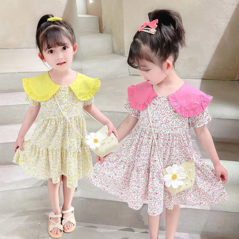 2 Stuks Zomer Geel Bloemen Kin - Summer Clothing For Teen Girls recensie en prijs