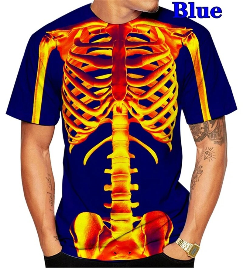 Horror Skull Skelet Grafische  - Summer Rays Clothing recensie en prijs