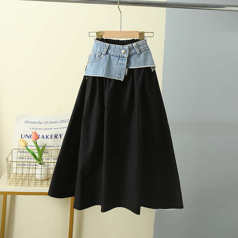 Koreaanse kind lange patchwork - Summer Clothing For Teen Girls recensie en prijs