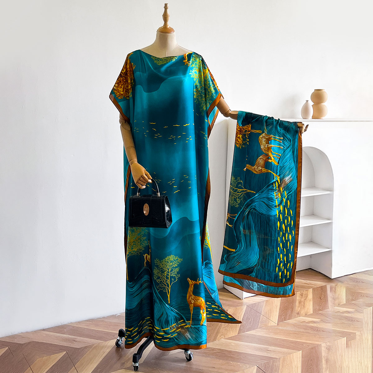 Lange sjaal voor dames Dubai F - Summer Clothing For Older Women recensie en prijs