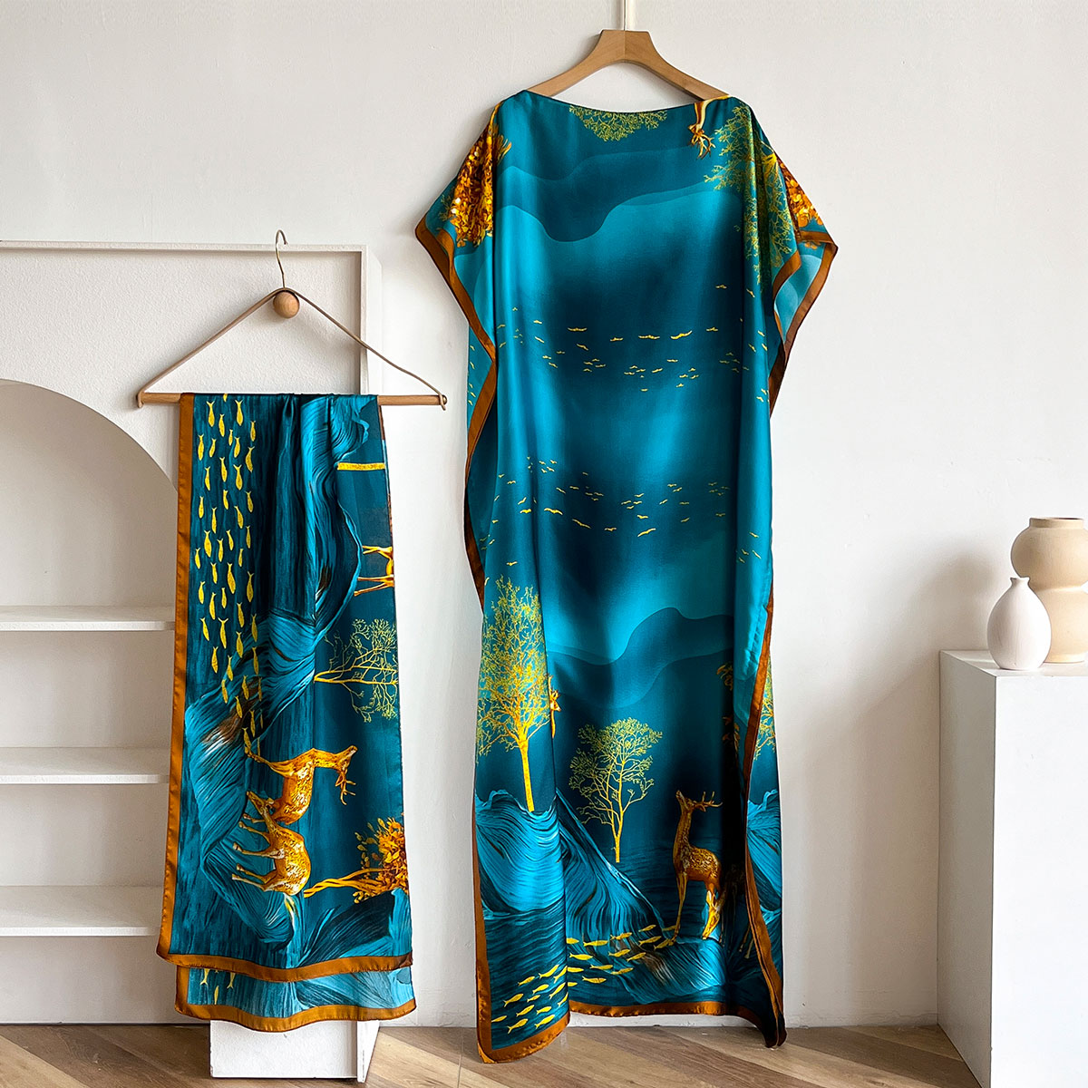 Lange sjaal voor dames Dubai F - Summer Clothing For Older Women recensie en prijs