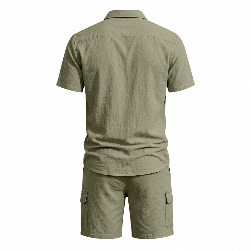 Heren zomer Amerikaans linnen  - Linen Shorts Men recensie en prijs