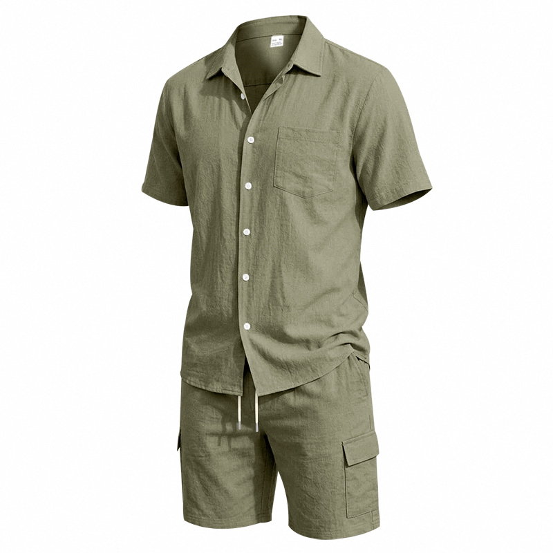 Heren zomer Amerikaans linnen  - Linen Shorts Men recensie en prijs