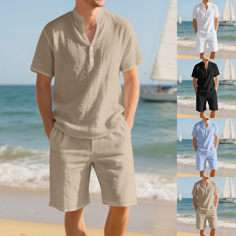 Zomerse losse linnen heren hen - Linen Shorts Men recensie en prijs