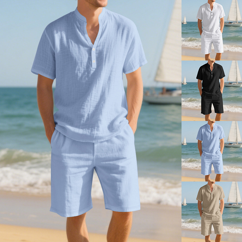 Zomerse losse linnen heren hen - Linen Shorts Men recensie en prijs