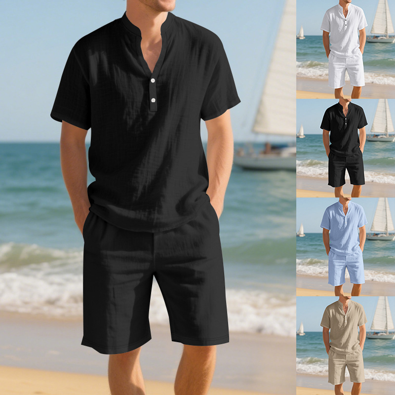 Zomerse losse linnen heren hen - Linen Shorts Men recensie en prijs